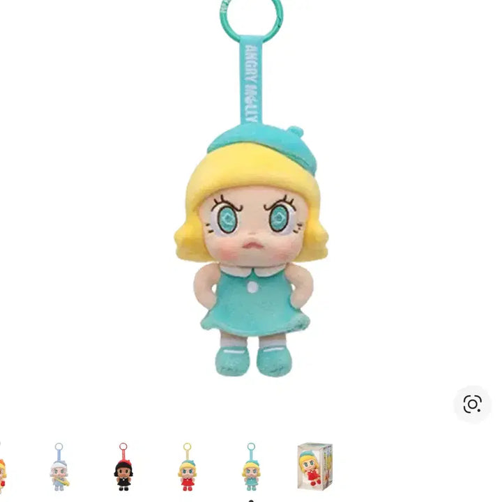 [SOLD OUT] 팝마트 앵그리 몰리 앵그리 에너지 시리즈 인형 키링 레이크 블루 파이어