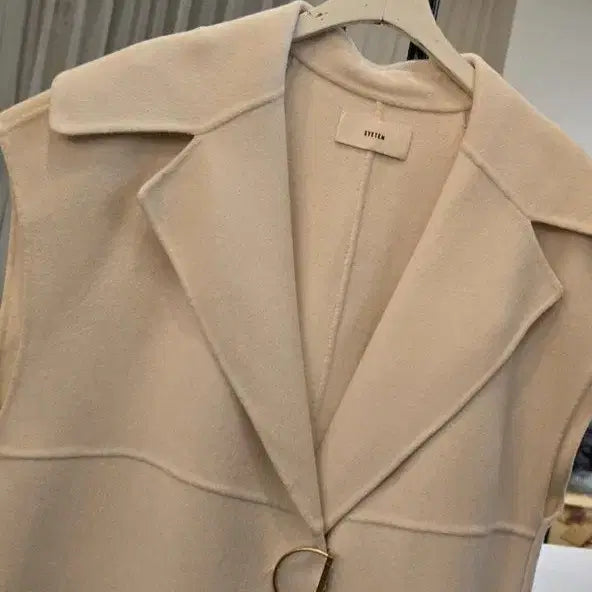 [BUNJANG] SYSTEM Cashmere Blend Long Vest Cardigan / SYSTEM 시스템 캐시미어 조끼 베스트 가디건 케시미어 롱가디건 롱니트