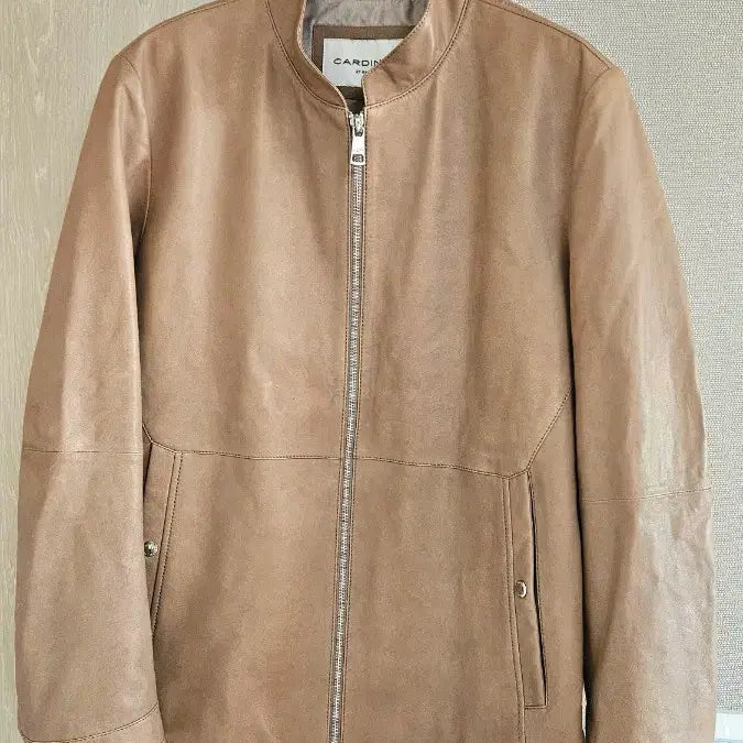 [BUNJANG] Leather Bomber Jacket / 가죽 점퍼 자켓