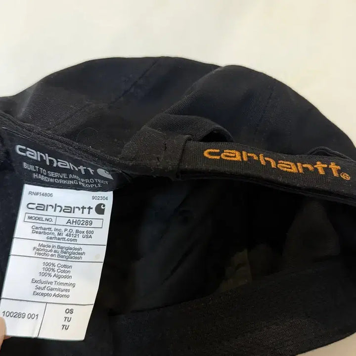 [BUNJANG] Carhartt Snapback Hat / 칼하트 모자 블랙