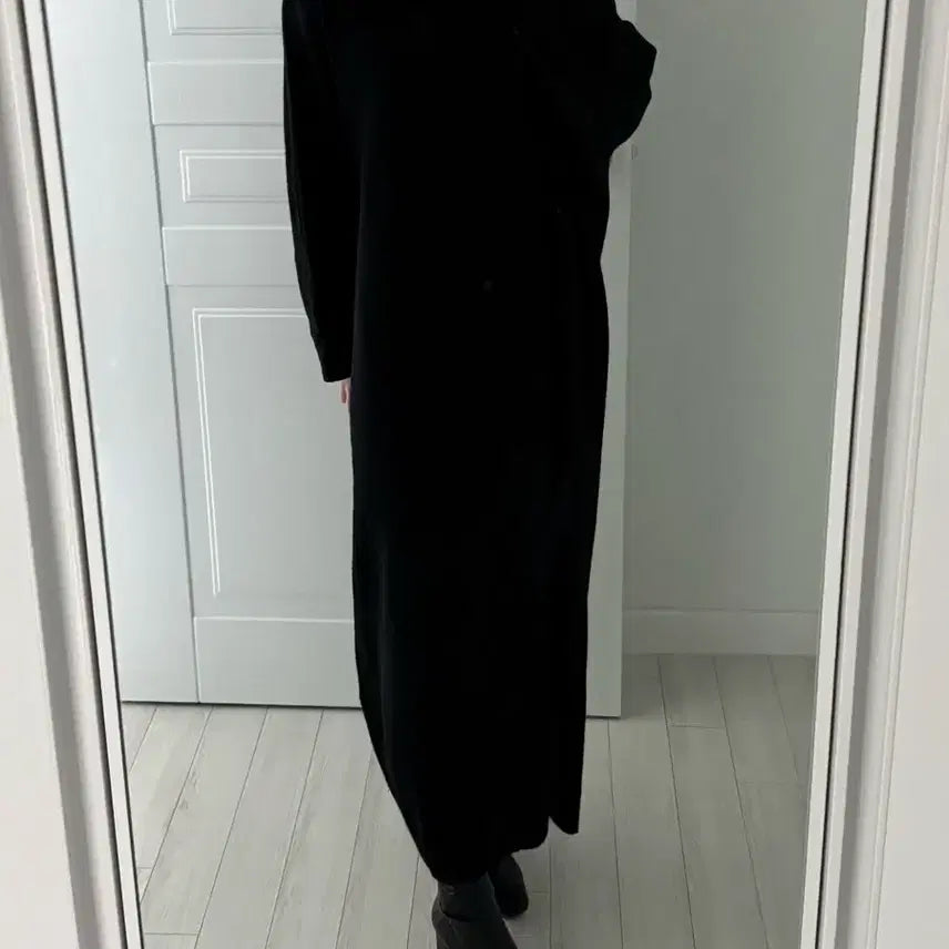 [BUNJANG] COS Black Long Knit Dress / 코스 COS 블랙 롱 니트 원피스 / 총장 117 정도 / 착샷있음