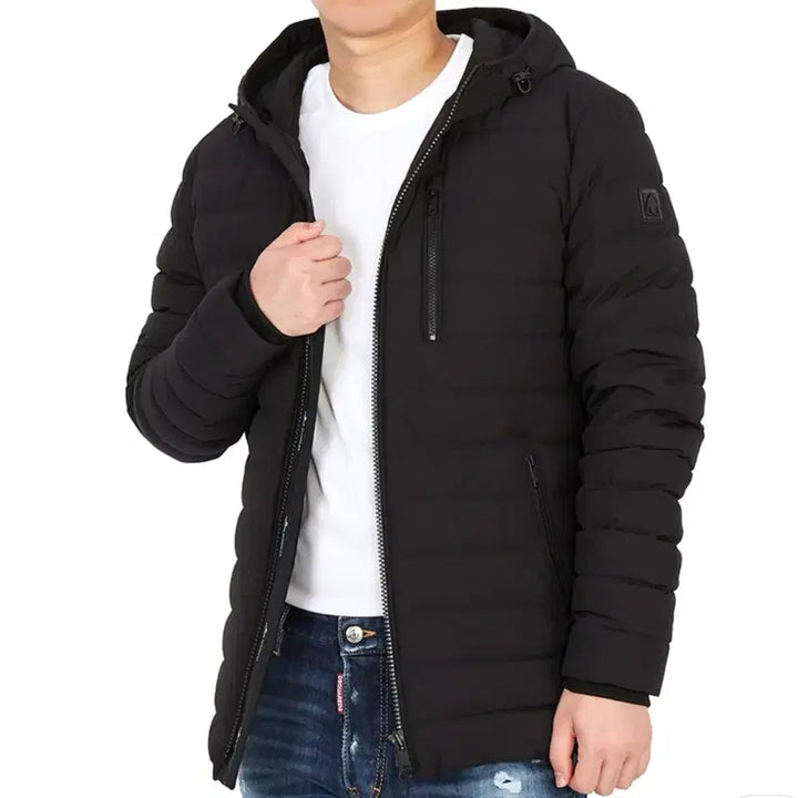 [BUNJANG] Moose Knuckles Full Crest Down Hooded Lightweight Padding Jacket / 무스너클 풀크레스트 다운 후드 경량패딩 ㅡ95사이즈