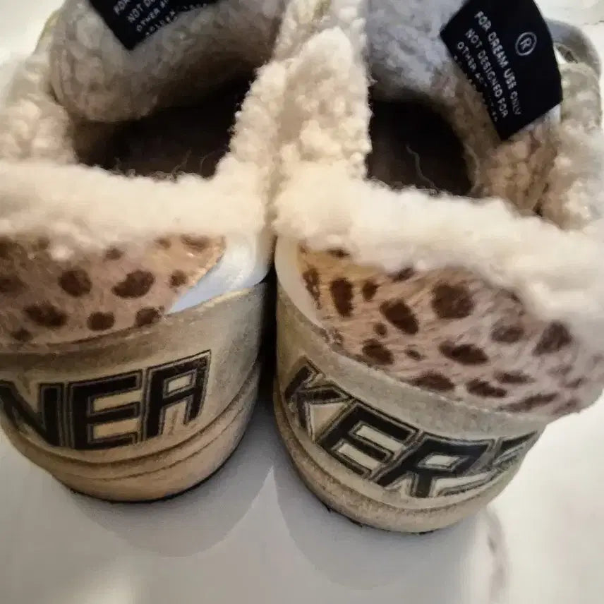 [BUNJANG] Golden Goose Genuine Leather &amp; Fur Sneakers / 스니커즈(퍼 골든구스정품)*