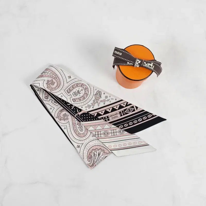 [BUNJANG] Hermes Cheval Twilly Silk Scarf H064259S 07 / 에르메스 슈발 트윌리 실크 여성 스카프 H064259S 07