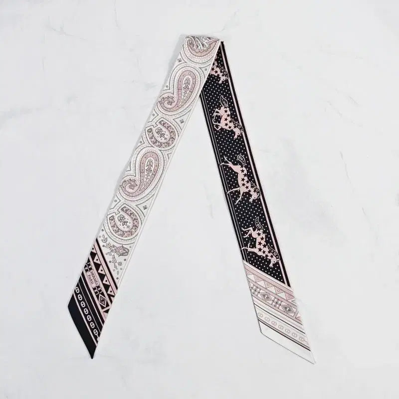[BUNJANG] Hermes Cheval Twilly Silk Scarf H064259S 07 / 에르메스 슈발 트윌리 실크 여성 스카프 H064259S 07