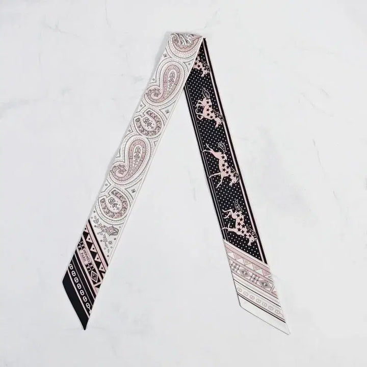 [BUNJANG] Hermes Cheval Twilly Silk Scarf H064259S 07 / 에르메스 슈발 트윌리 실크 여성 스카프 H064259S 07