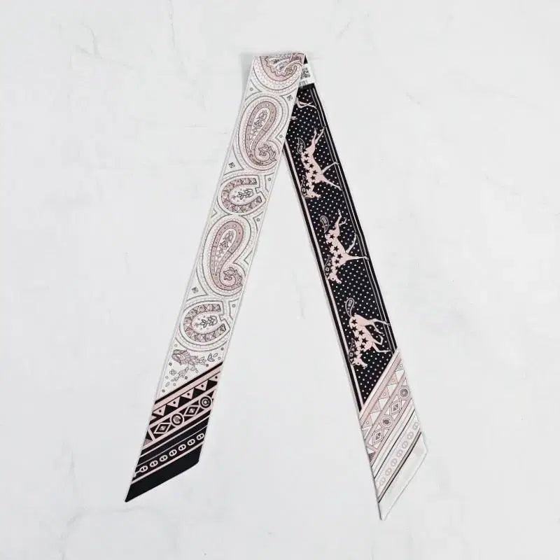 [BUNJANG] Hermes Cheval Twilly Silk Scarf H064259S 07 / 에르메스 슈발 트윌리 실크 여성 스카프 H064259S 07