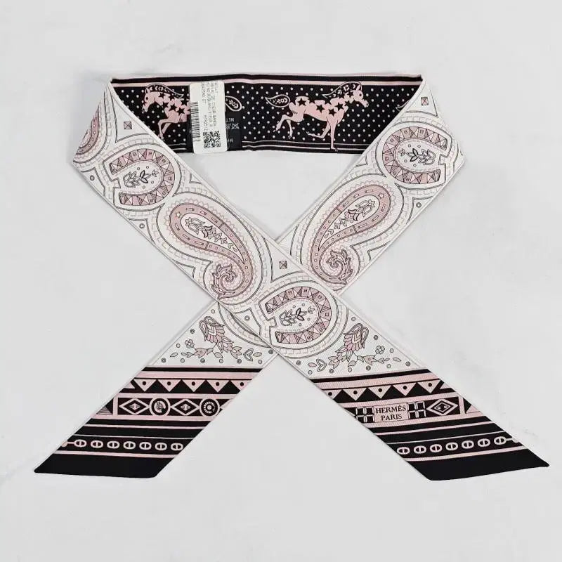 [BUNJANG] Hermes Cheval Twilly Silk Scarf H064259S 07 / 에르메스 슈발 트윌리 실크 여성 스카프 H064259S 07