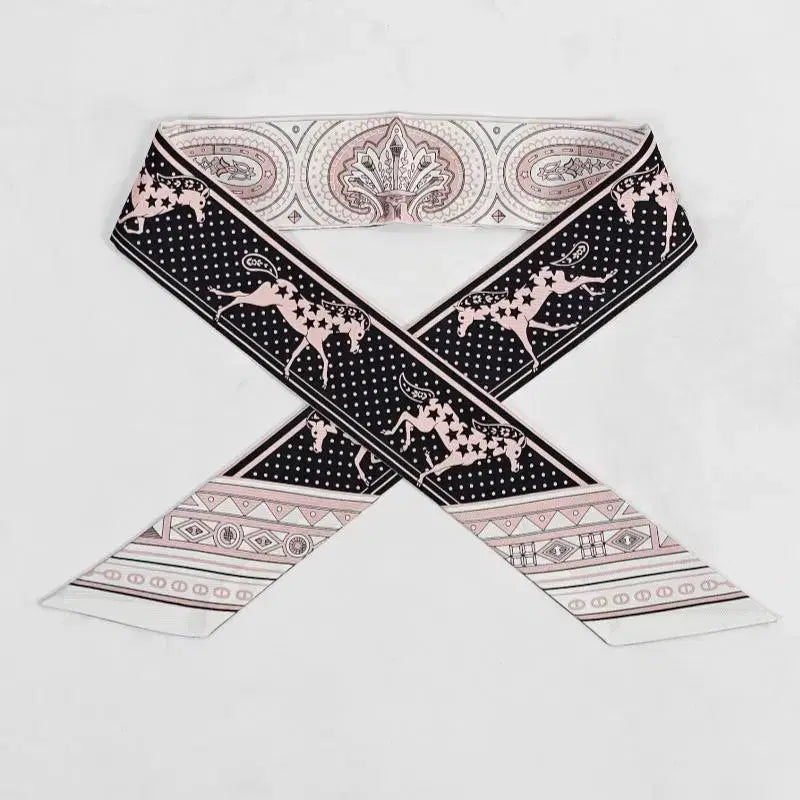 [BUNJANG] Hermes Cheval Twilly Silk Scarf H064259S 07 / 에르메스 슈발 트윌리 실크 여성 스카프 H064259S 07
