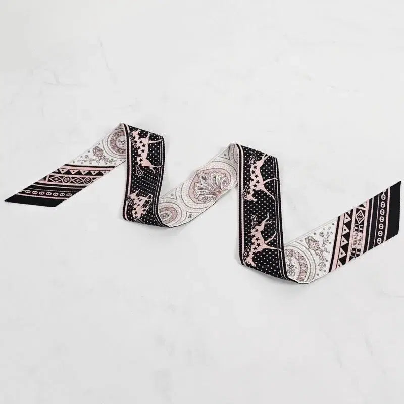 [BUNJANG] Hermes Cheval Twilly Silk Scarf H064259S 07 / 에르메스 슈발 트윌리 실크 여성 스카프 H064259S 07