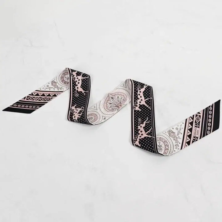 [BUNJANG] Hermes Cheval Twilly Silk Scarf H064259S 07 / 에르메스 슈발 트윌리 실크 여성 스카프 H064259S 07
