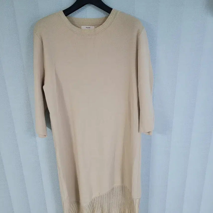 [BUNJANG] System Pleated Yellow Midi Dress / 시스템 플리츠  원피스