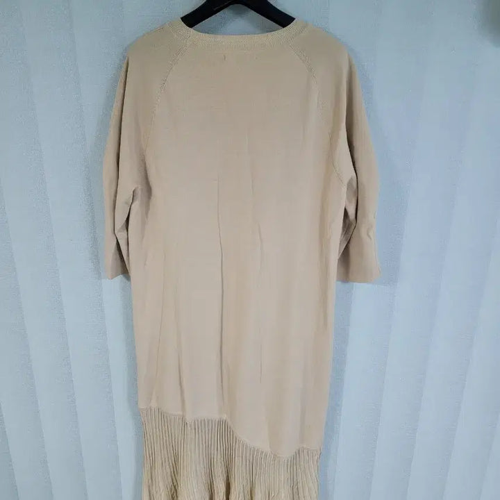 [BUNJANG] System Pleated Yellow Midi Dress / 시스템 플리츠  원피스