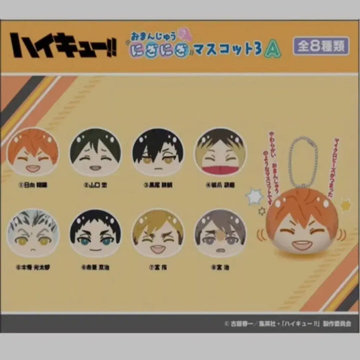 [BUNJANG] Haikyu!! Nigiyaka Mascots Yamaguchi / 하이큐!! 니기니기 마스코트 야마구치