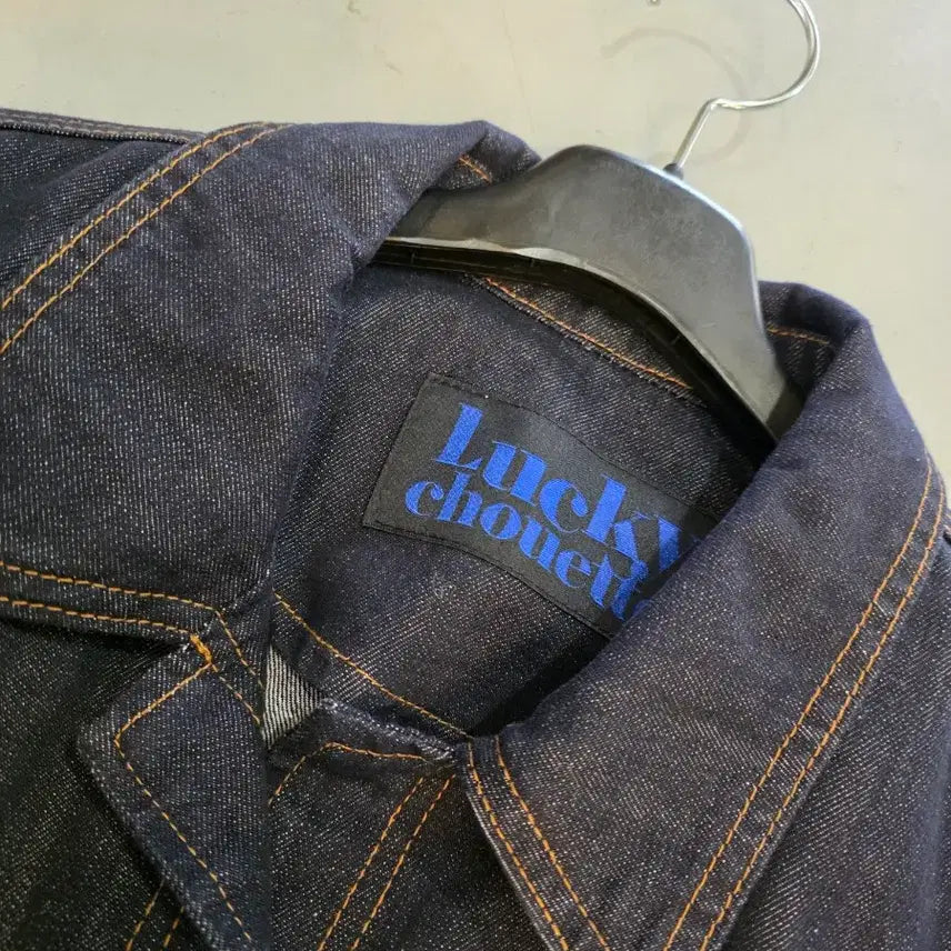 [BUNJANG] Lucky Chouette Denim Belted Shirt Jacket / 럭키슈에뜨 데님 벨티드 셔츠 자켓 24년