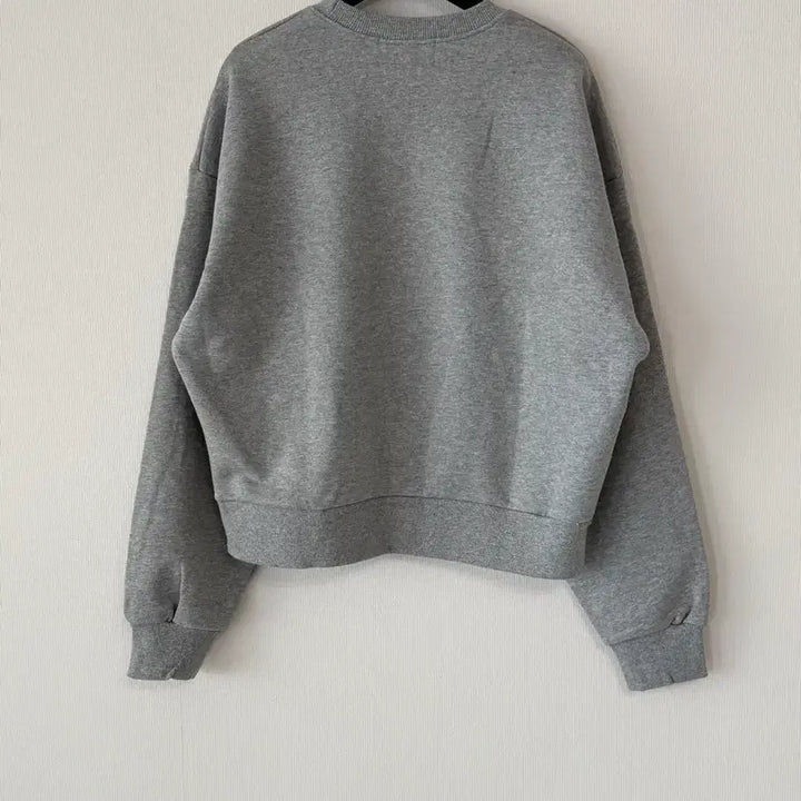 [BUNJANG] Gray Dog Print Sweatshirt / 새제품   그레이 도그 프린팅 맨투맨