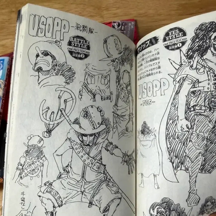 [BUNJANG] One Piece Character Setting Production Record Book / 원피스 설정 제작기록집