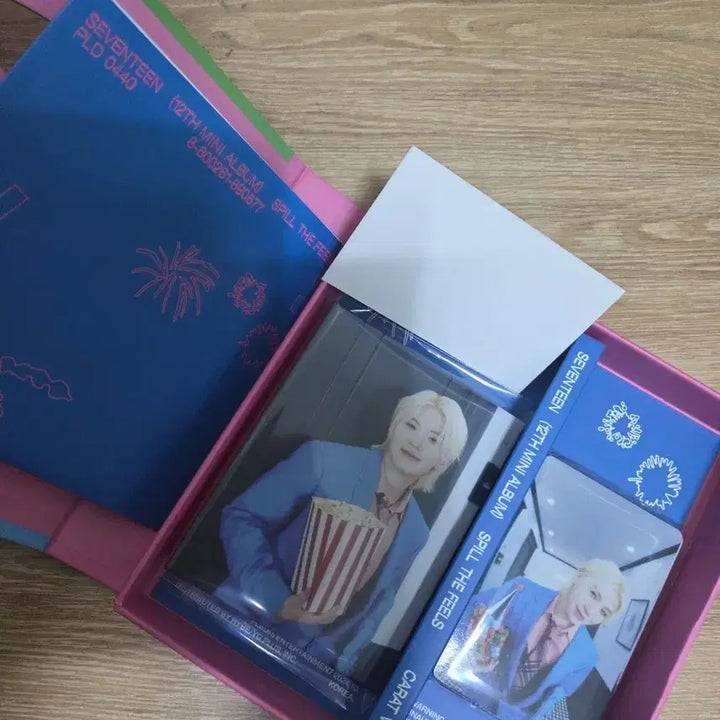 [BUNJANG] Seventeen Woozi 12th Mini Album Carat Version Binder Set / 세븐틴 미니 12집 우지 캐럿반 양도 랜포 제외