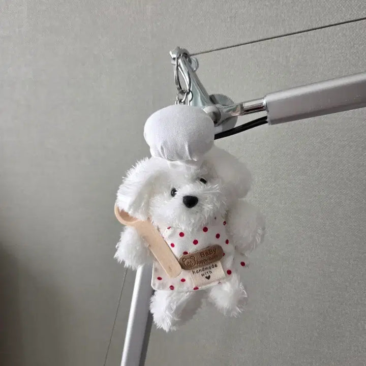 [BUNJANG] Chef Dog Plush Keychain / 강아지 셰프 인형 키링 요리사 뭉뭉이