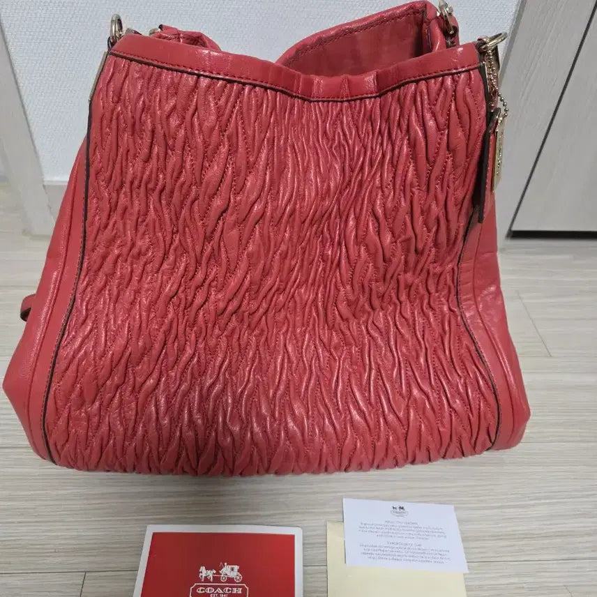 [BUNJANG] COACH Shoulder Bag Leather Handbag / 코치 COACH 숄더백 정품 고급 가방/미국/ 미사용 새제품