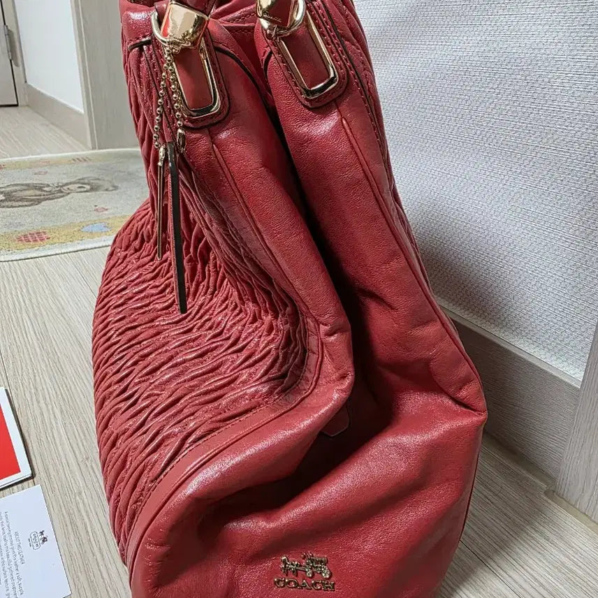 [BUNJANG] COACH Shoulder Bag Leather Handbag / 코치 COACH 숄더백 정품 고급 가방/미국/ 미사용 새제품