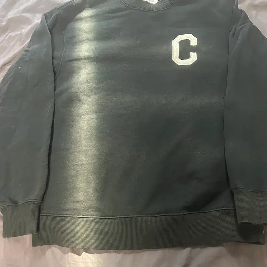 [BUNJANG] Covernat C Logo Black Sweatshirt / 커버낫 C로고 블랙 맨투맨