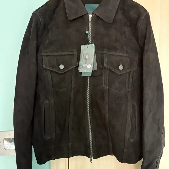 [BUNJANG] Undermycar Cologne Cathedral Suede Trucker Jacket / 언더마이카 쾰른성당 스웨이드 트러커자켓 블랙