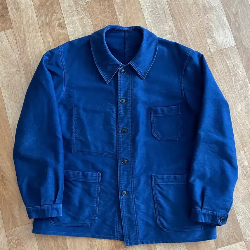 [BUNJANG] 50s French Moleskin Work Jacket / (레어)50s 프렌치 몰스킨 워크 자켓