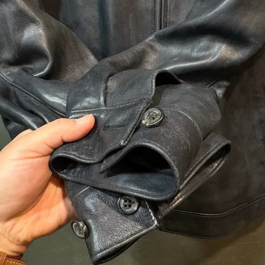 [BUNJANG] Polo Ralph Lauren Maxwell Leather Jacket / [M] POLO 폴로 랄프로렌 양가죽 맥스웰  자켓