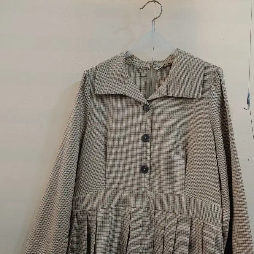 [BUNJANG] MIXXO Check Long Dress / * MIXXO 체크롱원피스