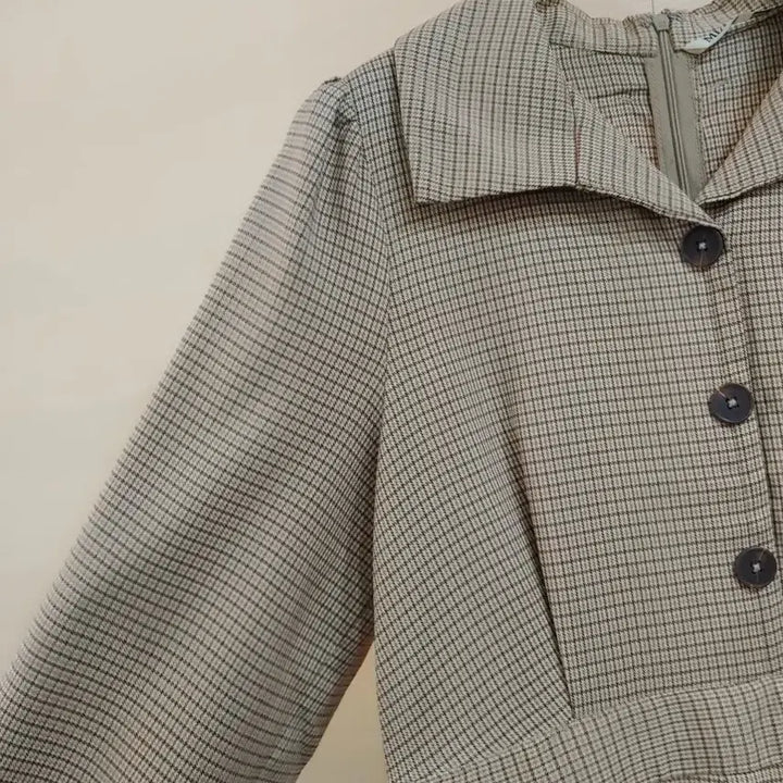 [BUNJANG] MIXXO Check Long Dress / * MIXXO 체크롱원피스