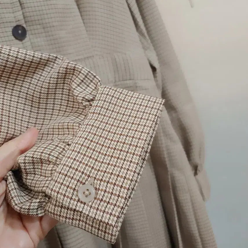 [BUNJANG] MIXXO Check Long Dress / * MIXXO 체크롱원피스