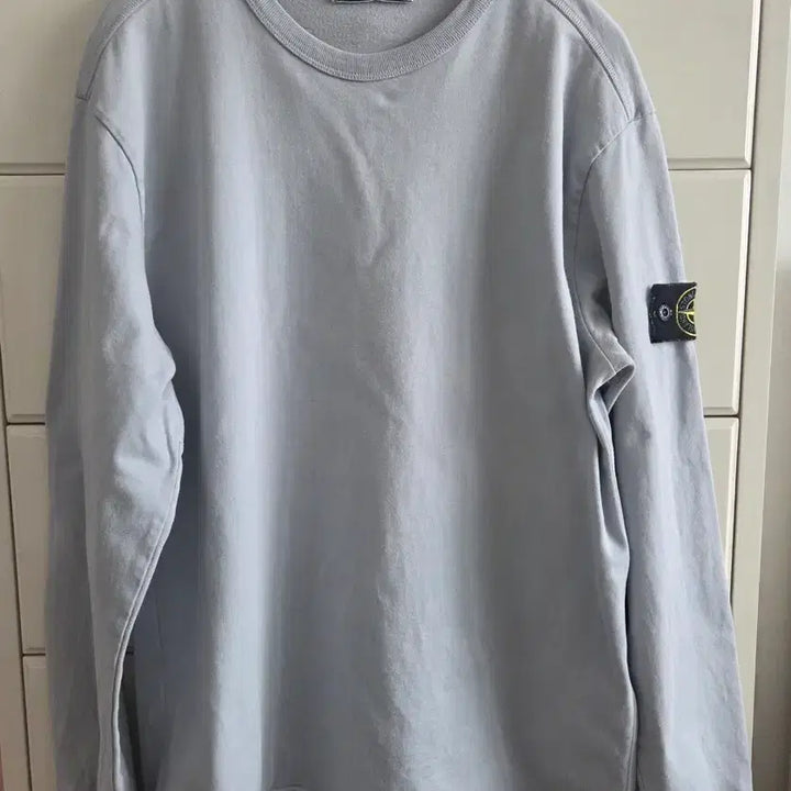 [BUNJANG] Stone Island Light Blue Sweatshirt / 스톤아일랜드 맨투맨 라이트블루