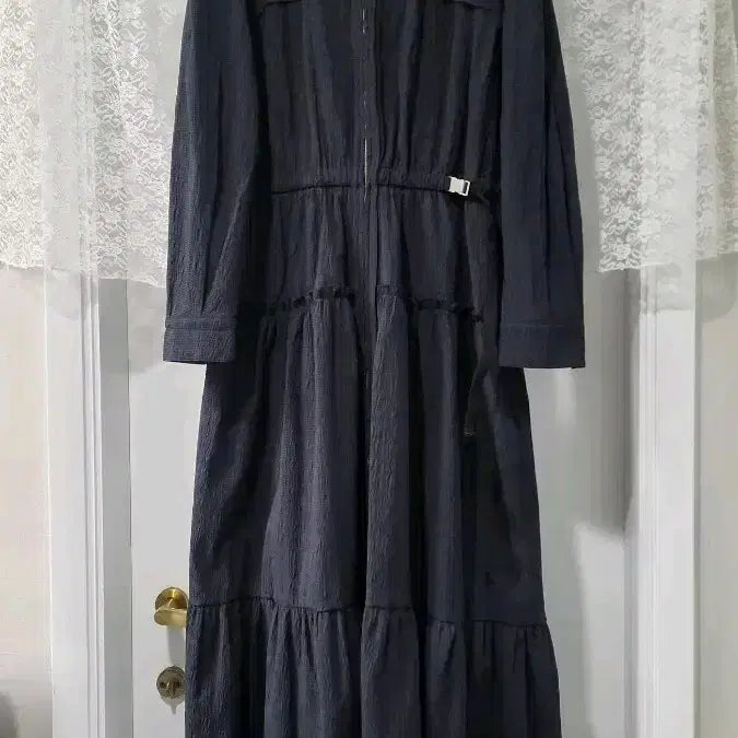 [BUNJANG] Deuel Navy Long Dress / 듀엘 네이비롱 원피스