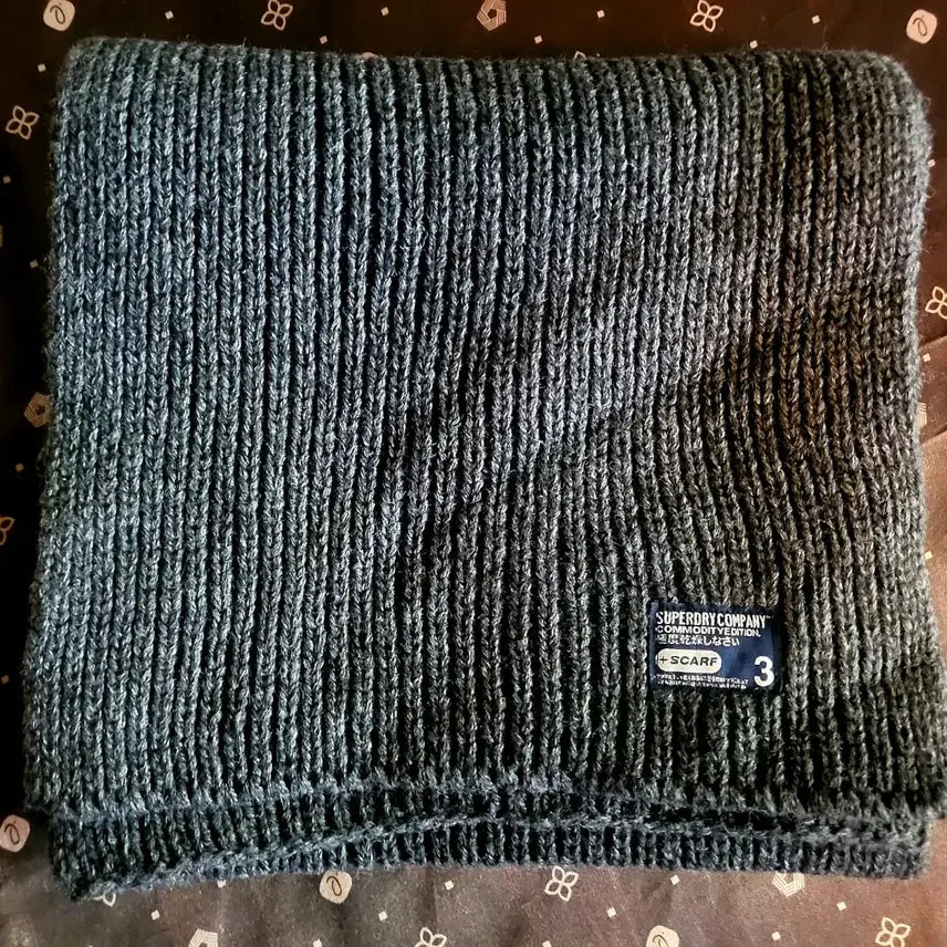 [BUNJANG] Superdry Wool Muffler / [미착용 새상품] SUPERDRY 슈퍼드라이 울 머플러 목도리