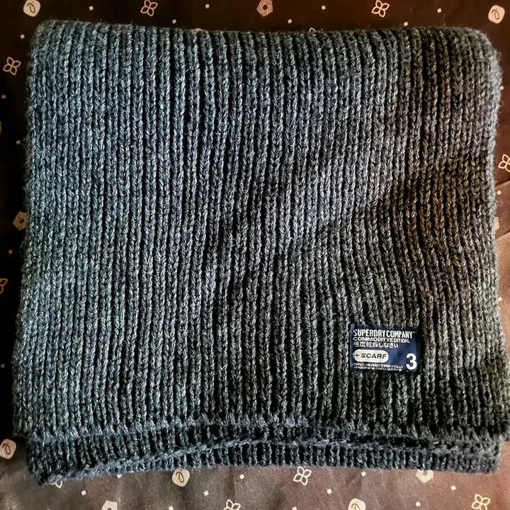 [BUNJANG] Superdry Wool Muffler / [미착용 새상품] SUPERDRY 슈퍼드라이 울 머플러 목도리