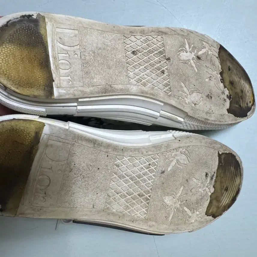 [BUNJANG] Dior Oblique High-Top Sneakers / 디올 오블리크 하이탑 45 사이즈