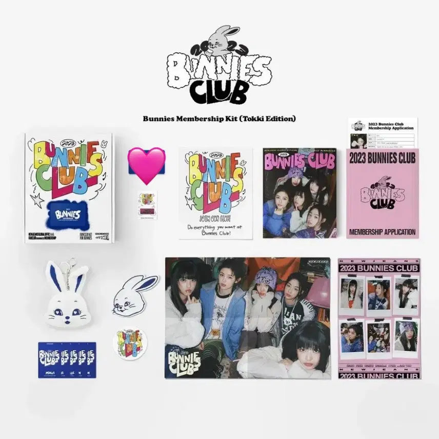 [SOLD OUT] [BUNJANG] NewJeans Bunnies Membership Kit Vol. 1 Full Set / 뉴진스 버니즈 멤버십 키트 1기 풀세트
