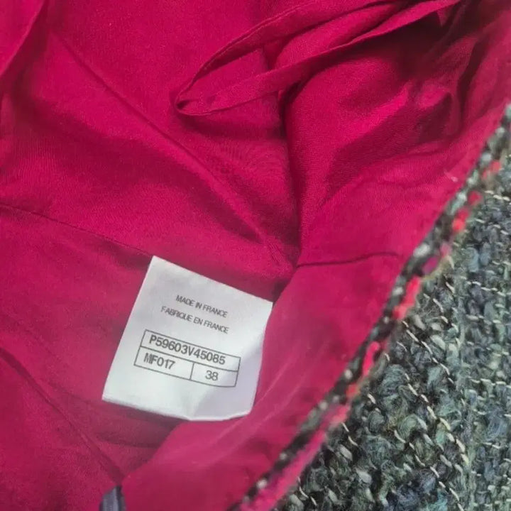 [BUNJANG] Chanel Tweed Wool Silk Skirt / 정품 샤넬 트위드 울 실크 스커트 38 26 27 55