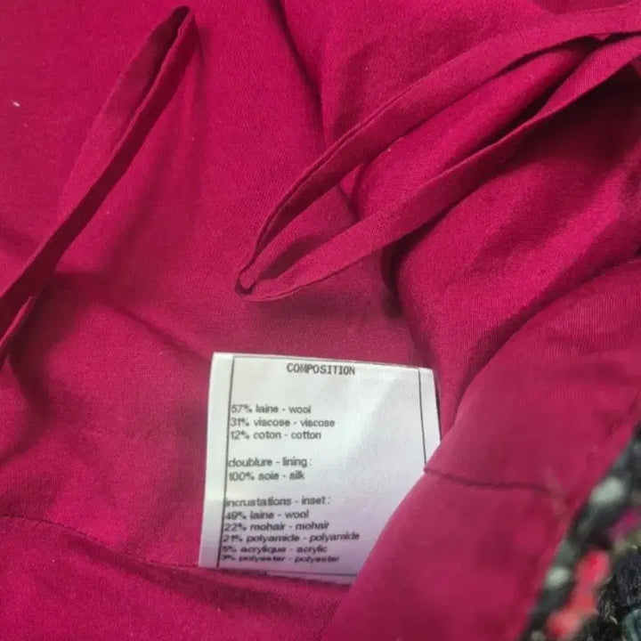 [BUNJANG] Chanel Tweed Wool Silk Skirt / 정품 샤넬 트위드 울 실크 스커트 38 26 27 55