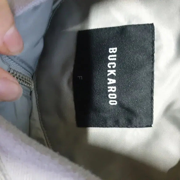 [BUNJANG] Jack & Jill Bomber Jacket Light Gray / 잭앤질 봄버 자켓 라이트그레이