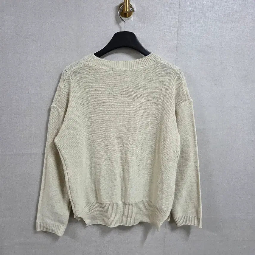 [BUNJANG] Generic Cable Knit Round Neck Sweater / 여성 꽈베기 케이블 라운드넥 니트 F
