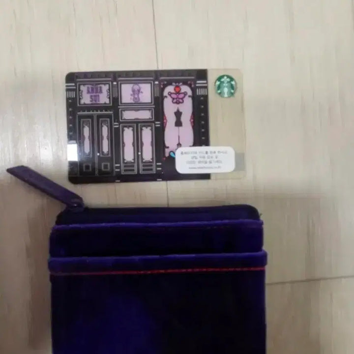 [BUNJANG] Starbucks Anna Sui Card & Pouch Set / 스타벅스 안나수이 카드 / 파우치