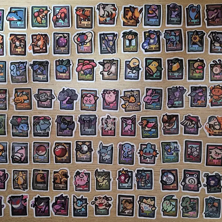 [BUNJANG] Pokemon Card Stickers Bundle / 포켓몬 카드 조각 스티커 판매합니다.