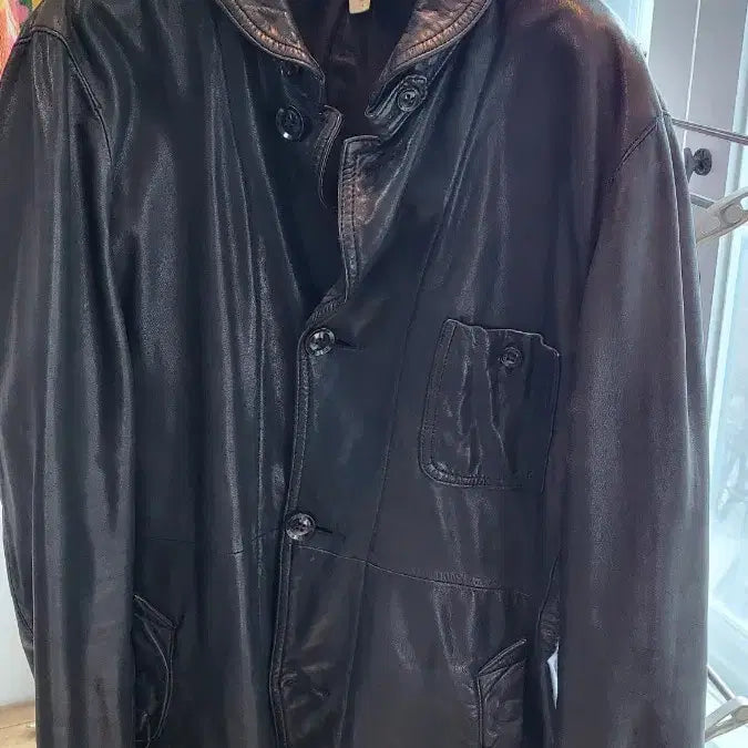 [BUNJANG] Takeo Kikuchi Lambskin Leather Jacket / 다케오키쿠치 양가죽자켓
