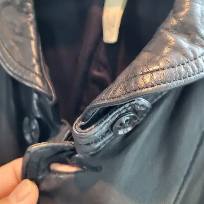 [BUNJANG] Takeo Kikuchi Lambskin Leather Jacket / 다케오키쿠치 양가죽자켓