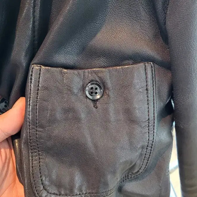 [BUNJANG] Takeo Kikuchi Lambskin Leather Jacket / 다케오키쿠치 양가죽자켓