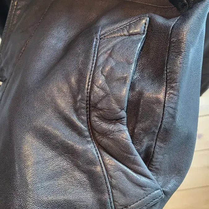 [BUNJANG] Takeo Kikuchi Lambskin Leather Jacket / 다케오키쿠치 양가죽자켓