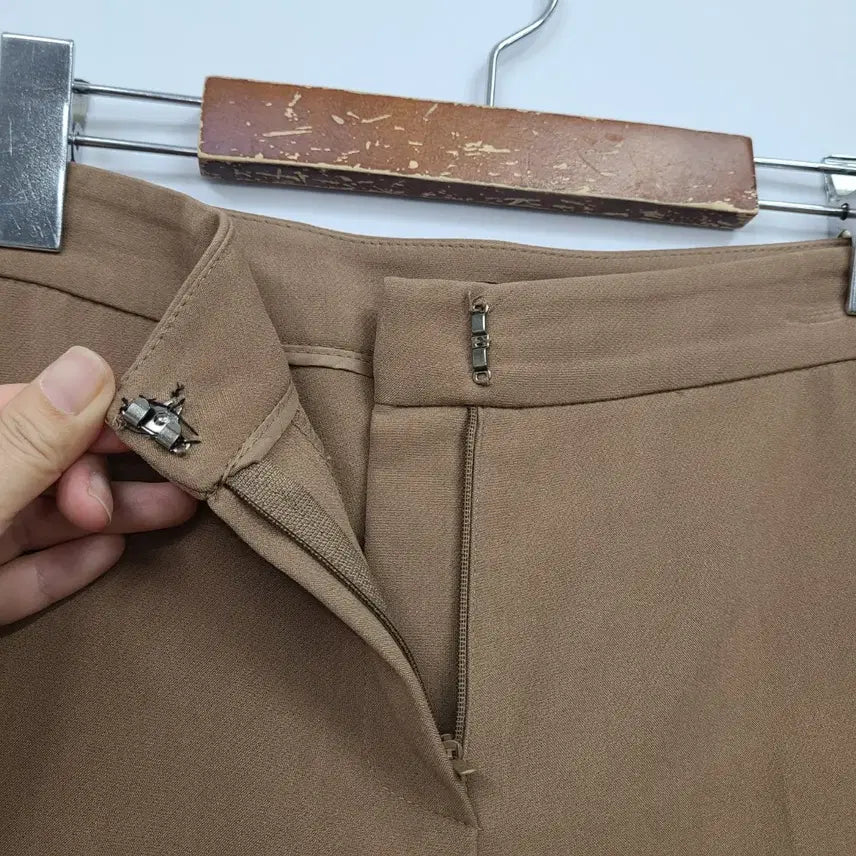 [BUNJANG] Juke Brown Slit Bootcut Slacks / 주크 브라운 슬릿 부츠컷 슬랙스/55/앨리스/399