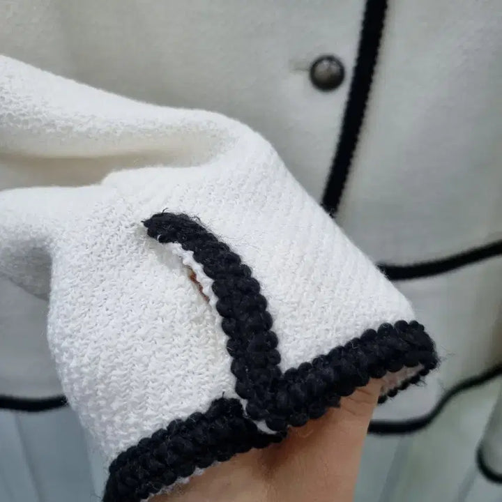 [BUNJANG] MIXXO Ivory Tweed Jacket / MIXXO 아이보리 트위드 자켓